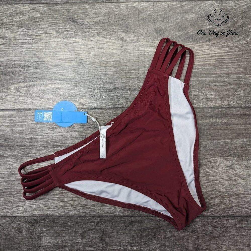Cupshe Strappy Side Bikini Bottom Size XL